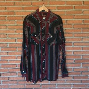 Wrangler Pearl Snap Down Western Shirt 2 xt